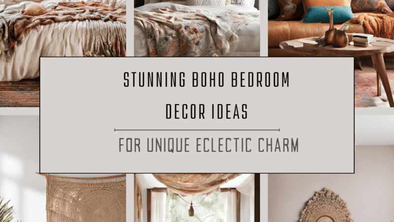 Stunning Boho Bedroom Decor Ideas for Unique Eclectic Charm