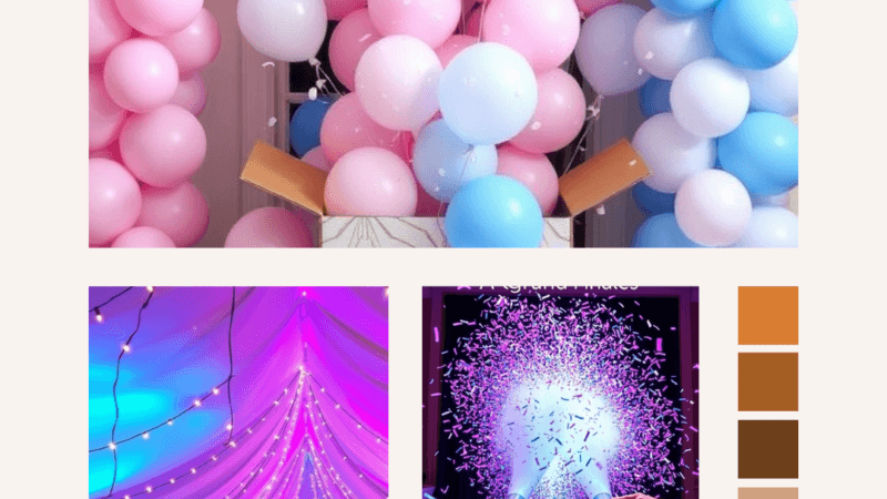 How to Decorate for a Gender Reveal Par that Stands Out