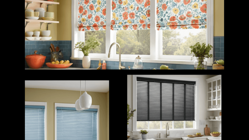 Chic Kitchen Blinds Ideas