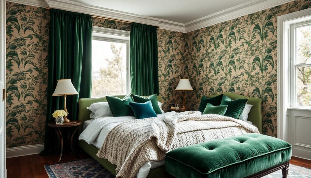 Green Bedroom Texture and Pattern Design Green Bedroom Texture and Pattern Design