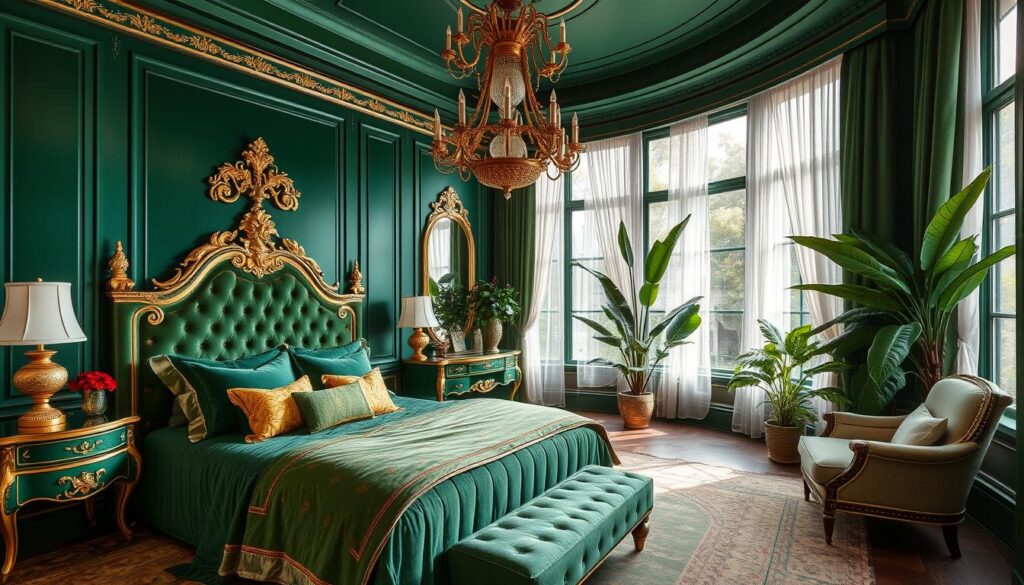Luxurious Green Bedroom Design Luxurious Green Bedroom Design