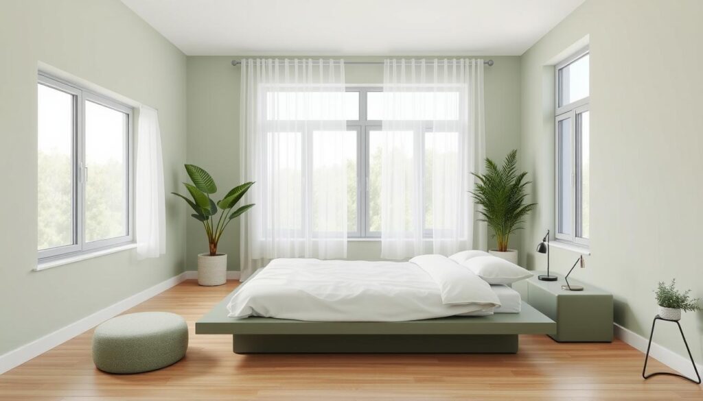 Minimalist Green Bedroom Design Minimalist Green Bedroom Design