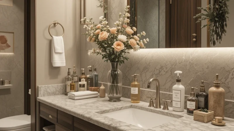 Practical and Cute Bathroom Counter Decor Ideas for a Stylish Space